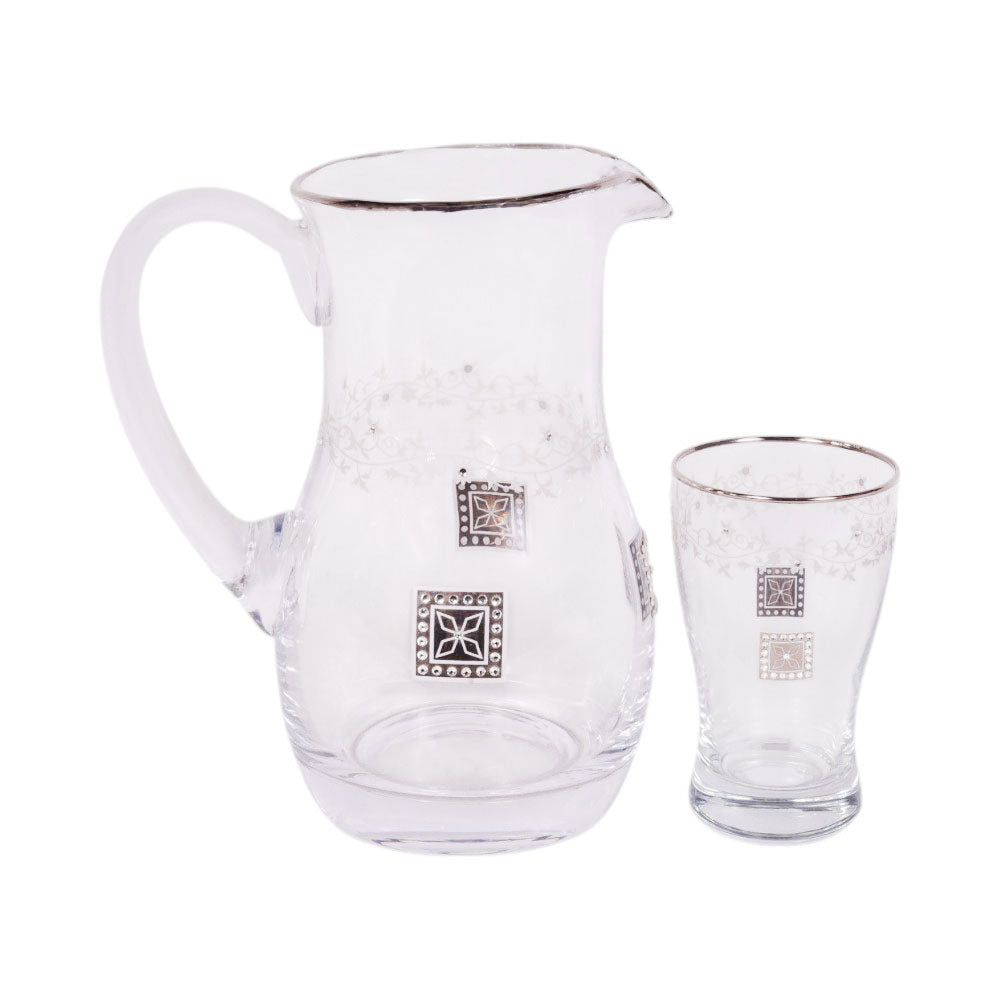 WATER SET 7PC CANBA TRENDY PLATINUM 10012 Default Title - MamasJan Crockery
