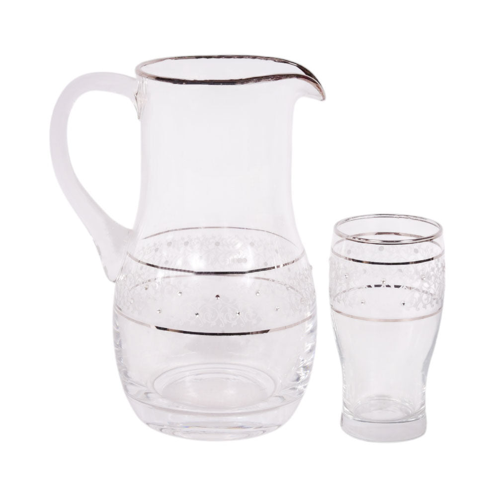 WATER SET 7PC CANBA ROSA GOLD 10011 BASIC Default Title - MamasJan Crockery