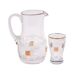 WATER SET 7PC CANBA TRENDY GOLD 10012 Default Title - MamasJan Crockery