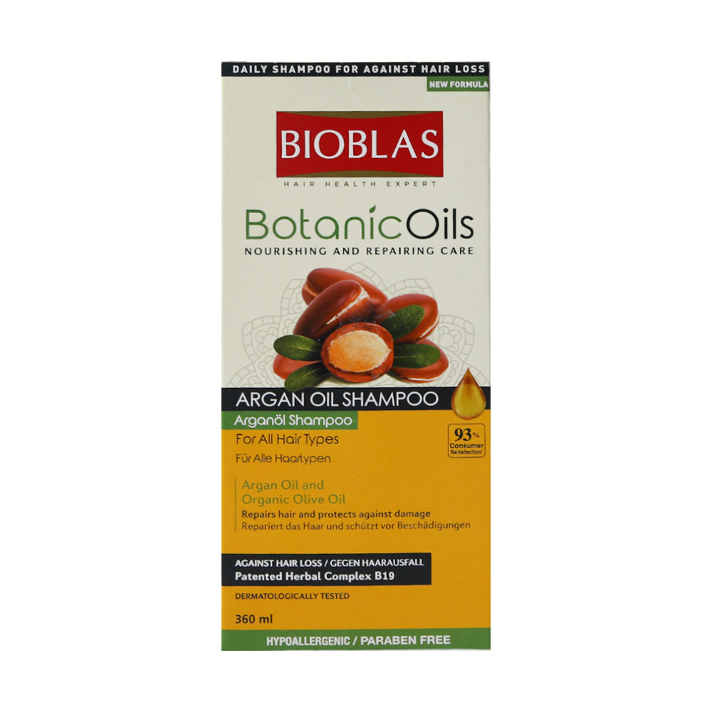 BIOBLAS BOTANIC OILS ARGAN OIL SHAMPOO 360ML Default Title - MamasJan haircare