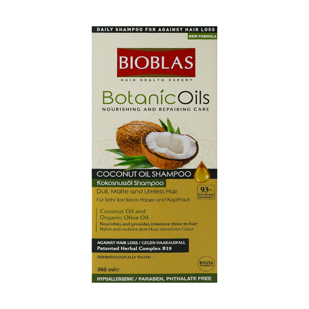 BIOBLAS BOTANIC OILS COCONUT OIL SHAMPOO 360ML Default Title - MamasJan haircare