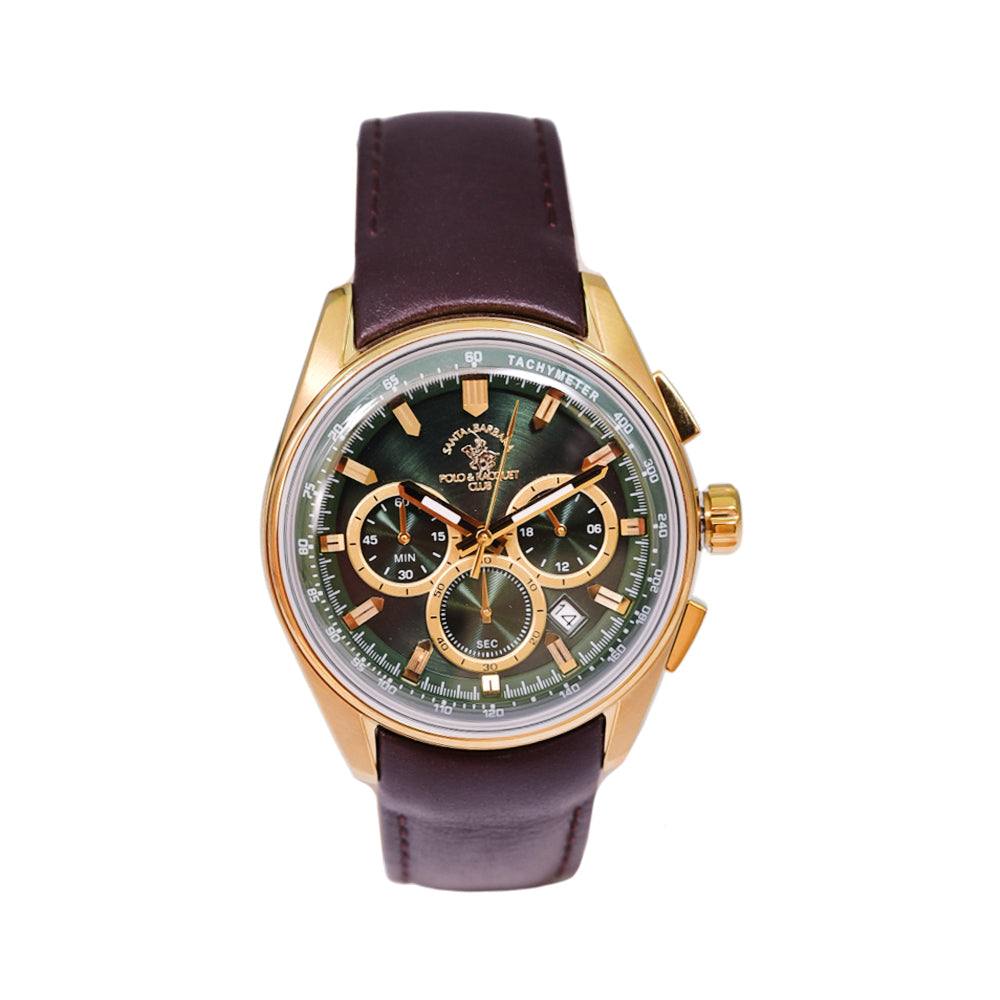 SANTA BARBARA SB.1.10635-4/G/LDR BRO/GP/MF GREEN IMX Default Title - MamasJan Gift counter