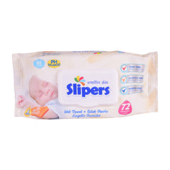 SLIPERS WIPS WET TOWEL SENSITIVE SKIN 72 PC Default Title - MamasJan Grocery Nonfood