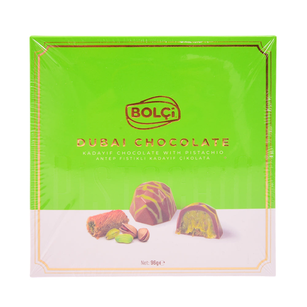 BOLCI DUBAI CHOCOLATE PISTACHIO 96 GM Default Title - MamasJan GroceryFoods