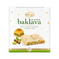 BOLCI WHITE CHOCOLATE WITH PISTACHIO & BAKLAVA CRISPS 70 GM Default Title - MamasJan Grocery Food