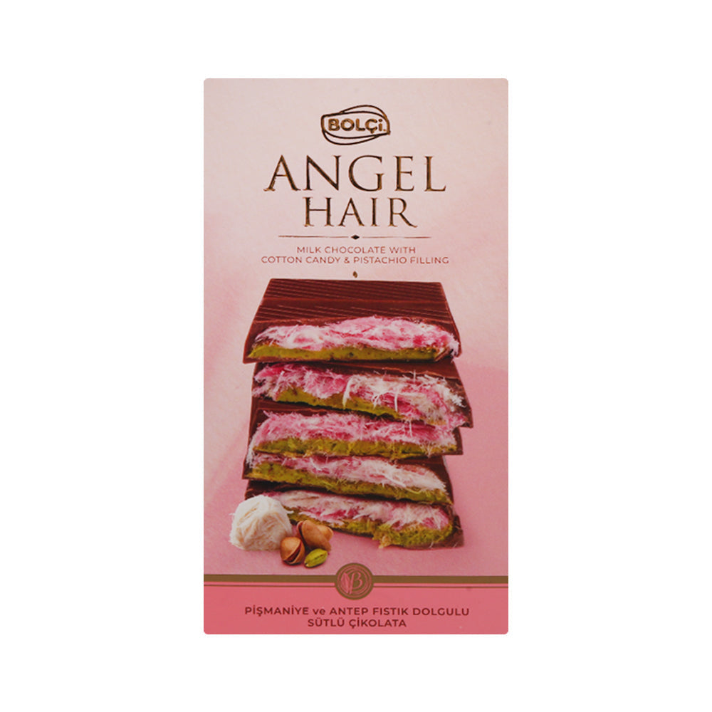 BOLCI CHOCOLATE ANGEL HAIR COOTON CANDY PISTACHIO FILLING 17 Default Title - MamasJan GroceryFoods