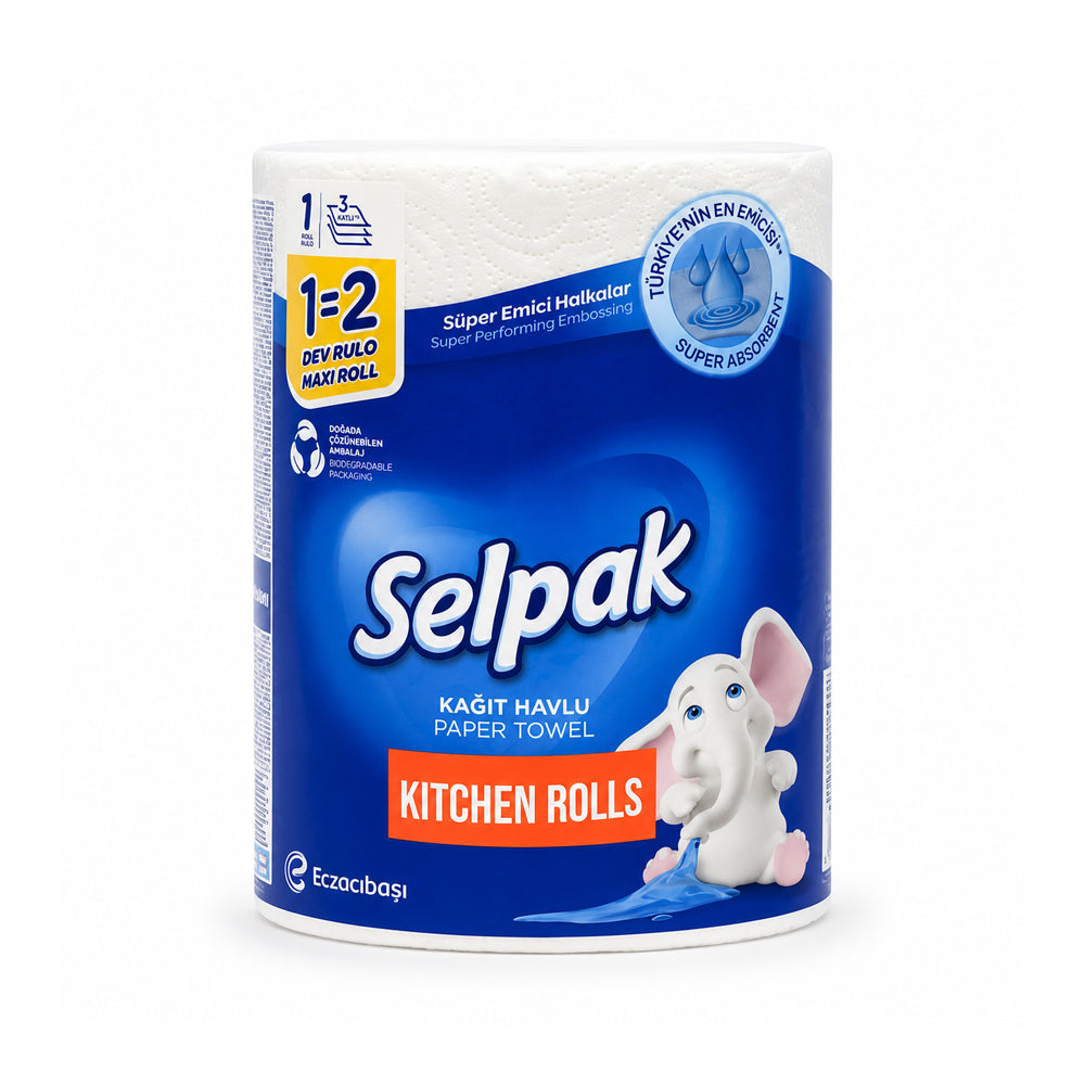 SELPAK MAXI KITCHEN TOWEL ROLL 1 PC Default Title - MamasJan Grocery Nonfood