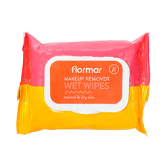 FLORMAR 01 NORMAL AND DRY SKIN WET WIPES Default Title - MamasJan Makeup