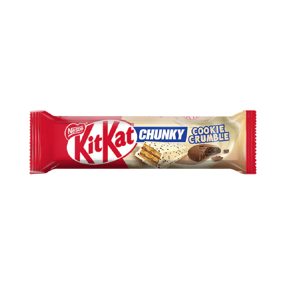 KITKAT CHOCOLATE BAR CHUNKY COOKIES CRUMBLE 38 GM Default Title - MamasJan Grocery Food
