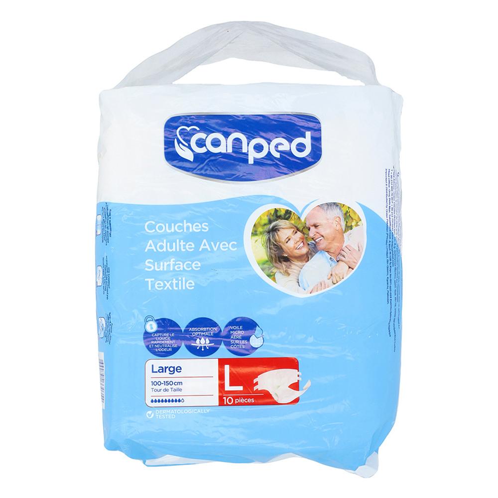 CANPED DIAPER ADULT WITH TAPE LARGE 10PCS 100-150 CM Default Title - MamasJan Grocery Nonfood