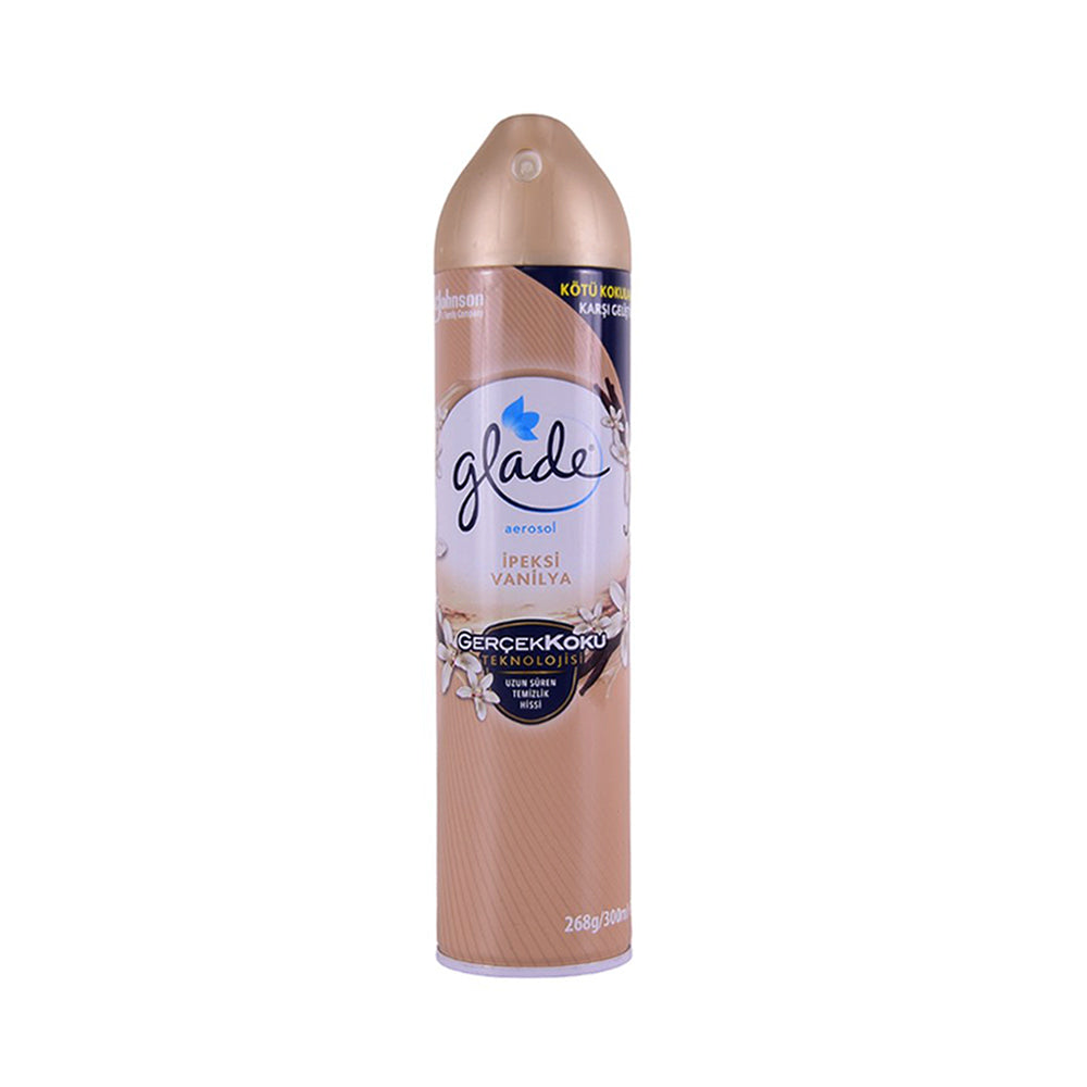 GLADE AIR FRESHNER SILKY VANILLA 300 ML Default Title - MamasJan Grocery Nonfood
