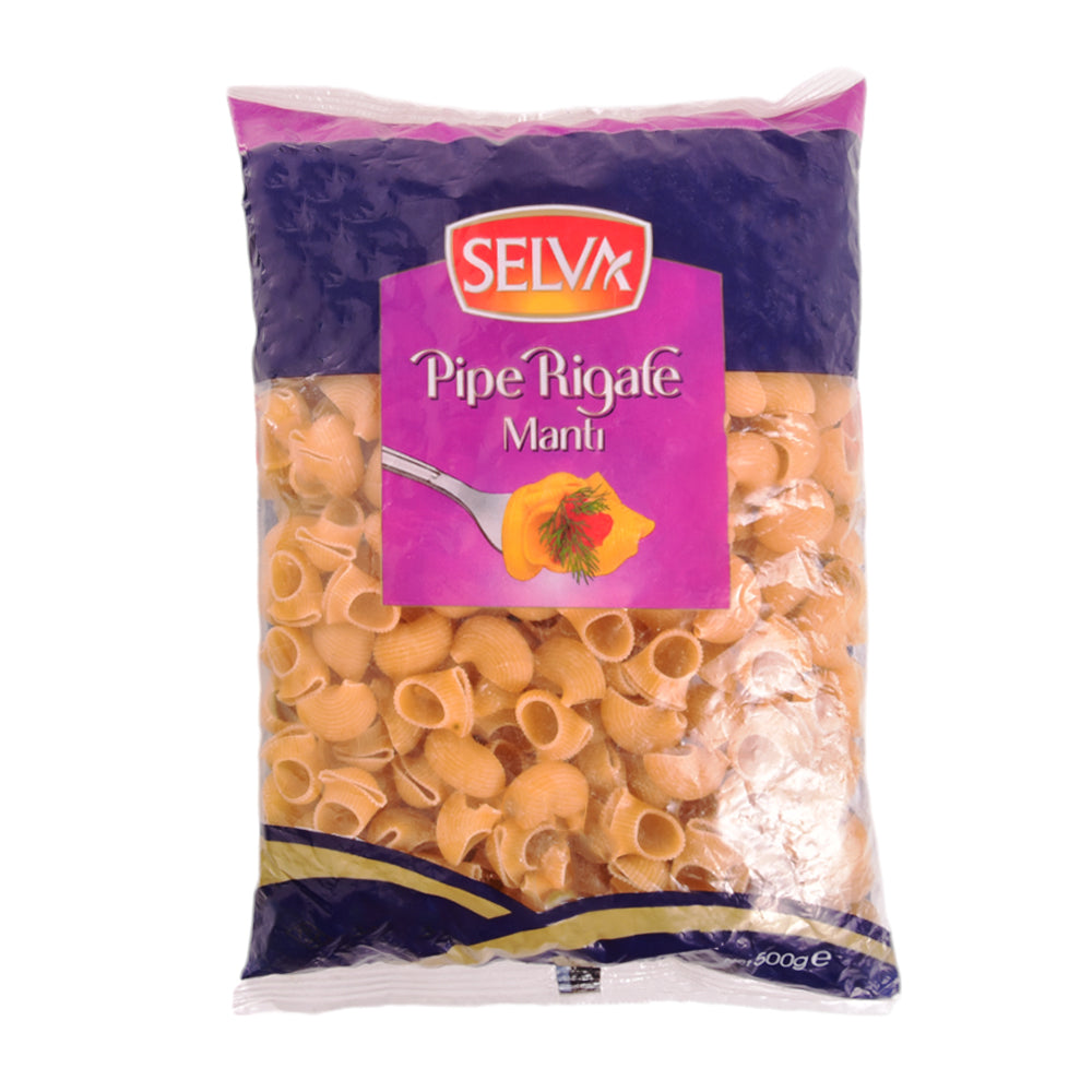 SELVA PASTA PIPE RAGATE MANTI 500 GM Default Title - MamasJan Grocery