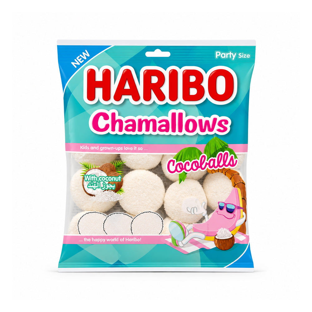 HARIBO CHAMALLOWS COCOBALLS PARTY SIZE Default Title - MamasJan Grocery Food