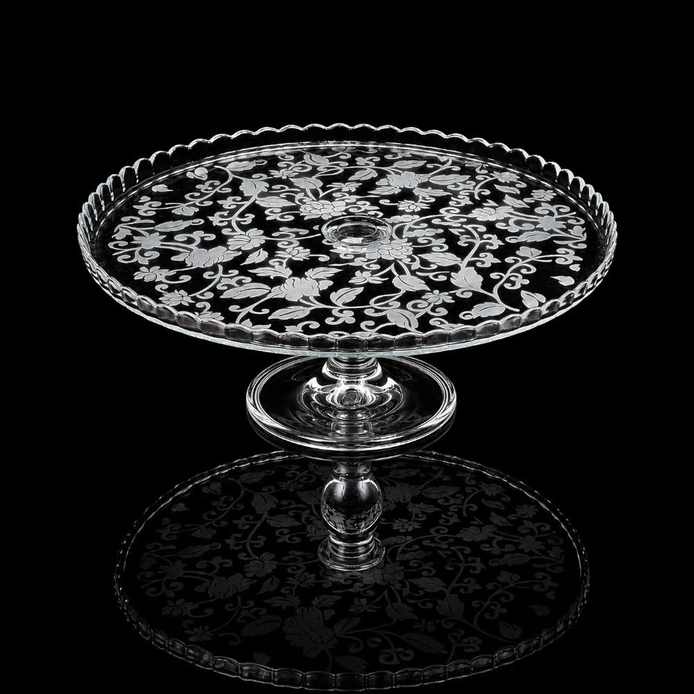 CAKE DISH FOOTED PATISSERIE 95117 Default Title - MamasJan Crockery