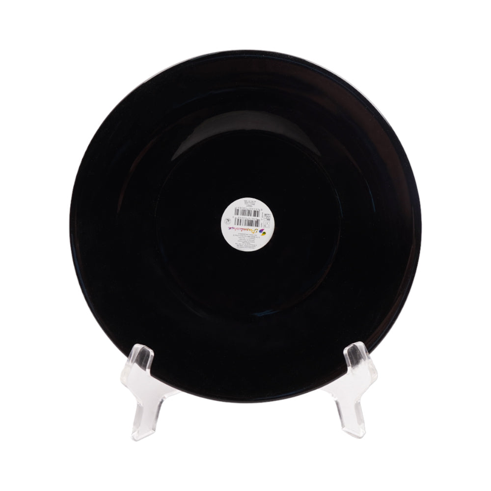 PLATE QUARTER PSB ORGENIC BLACK 10327-74 Default Title - MamasJan Crockery
