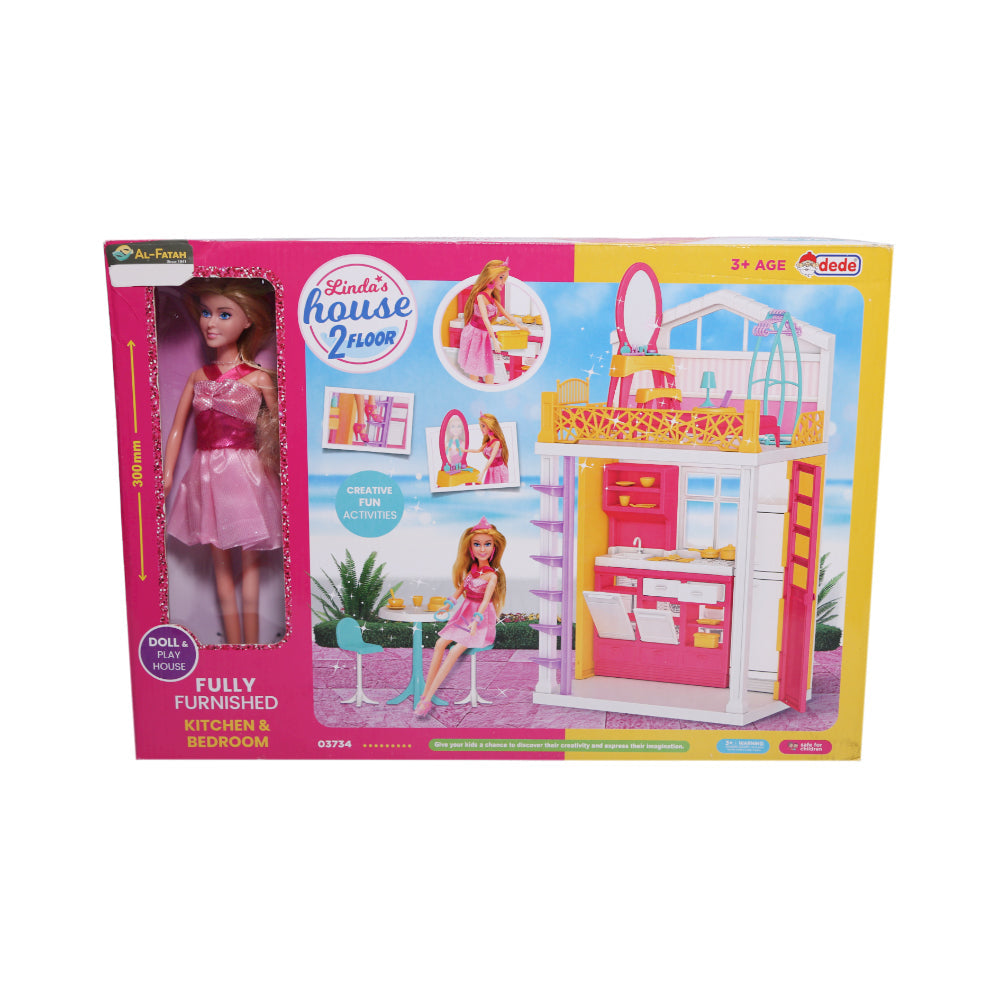 3734 DD LINDA HOUSE 2 FLOOR Default Title - MamasJan Toys