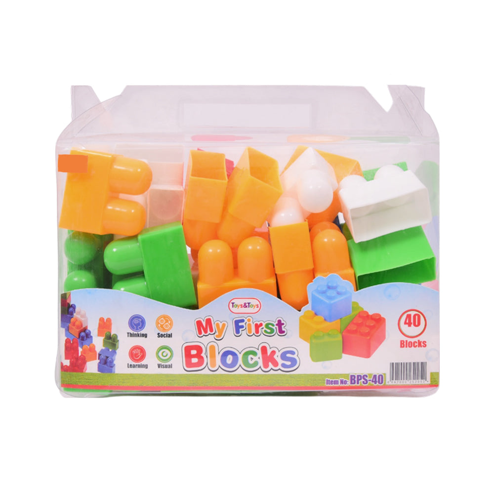 BPS-40 BLOCKS IN SHEET 40PCS A.I Default Title - MamasJan Toys