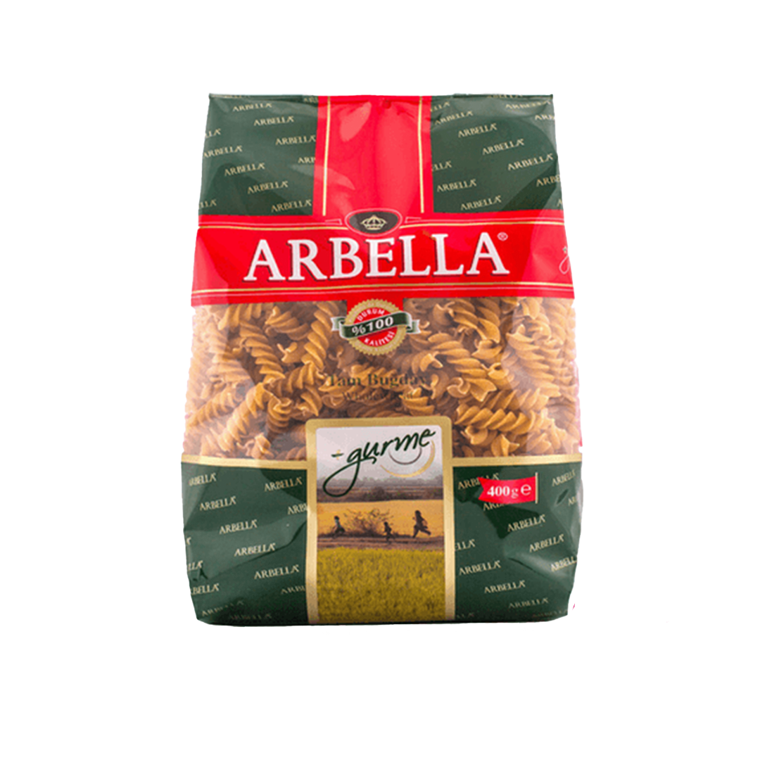 ARBELLA PASTA WHOLE WHEAT FUSILLI 400 GM Default Title - MamasJan Grocery