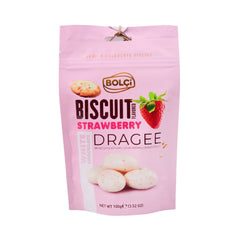 BOLCI WHITE CHOCOLATE BISCUIT STRAWBERRY DK152 100 GM Default Title - MamasJan GroceryFoods