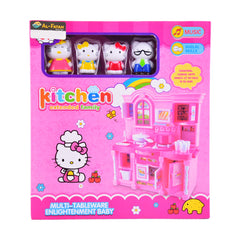 018-1A HELLO KITTY KITCHEN SET W-FIGURE Default Title - MamasJan Toys