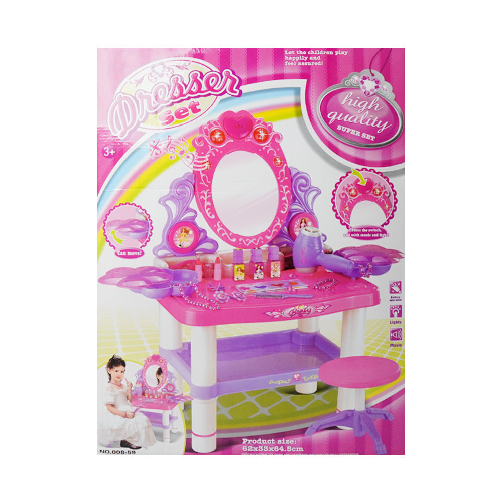 008-59 DRESSING TABLE WITH STOOL Default Title - MamasJan Toys