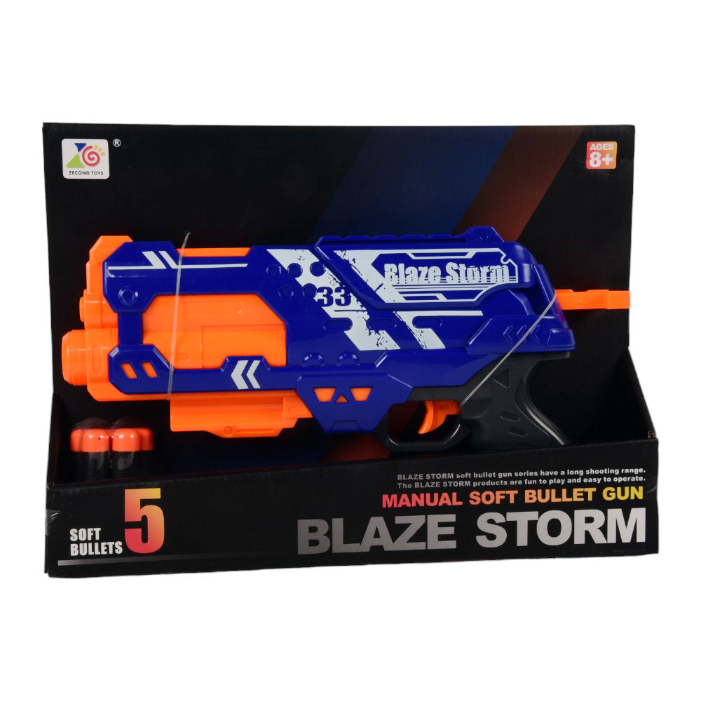 ZC7133 BLAZE STORM MINI GUN W-DARTS Default Title - MamasJan Toys