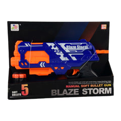 ZC7133 BLAZE STORM MINI GUN W-DARTS Default Title - MamasJan Toys