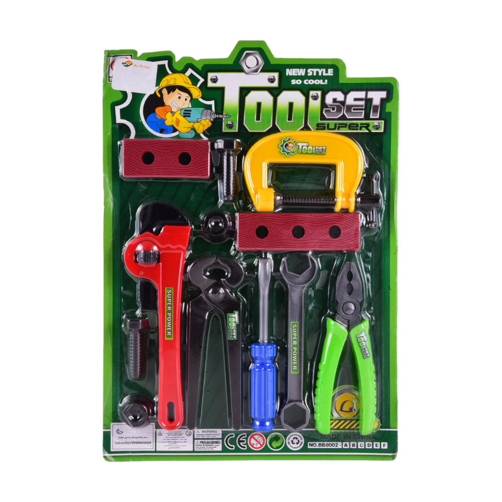 8002-B TOOL SET IN CARD Default Title - MamasJan Toys