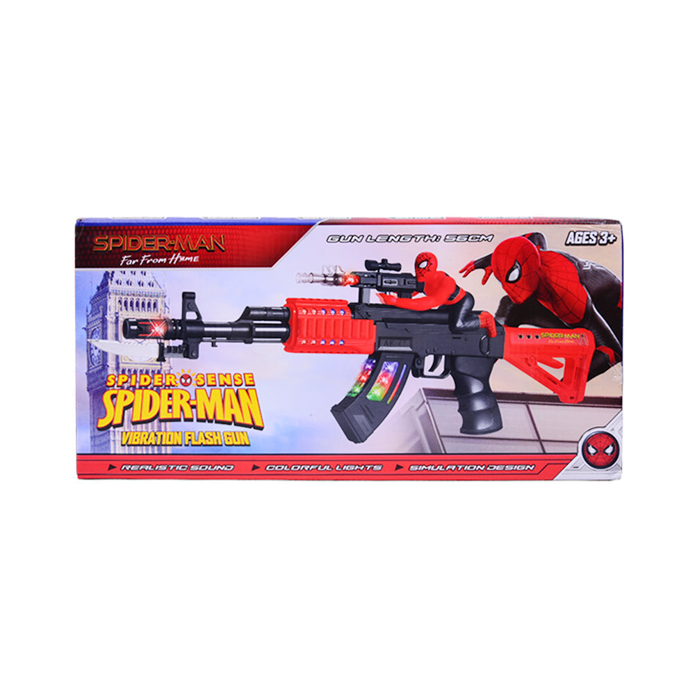 928 MUSICAL SPIDERMAN GUN Default Title - MamasJan Toys
