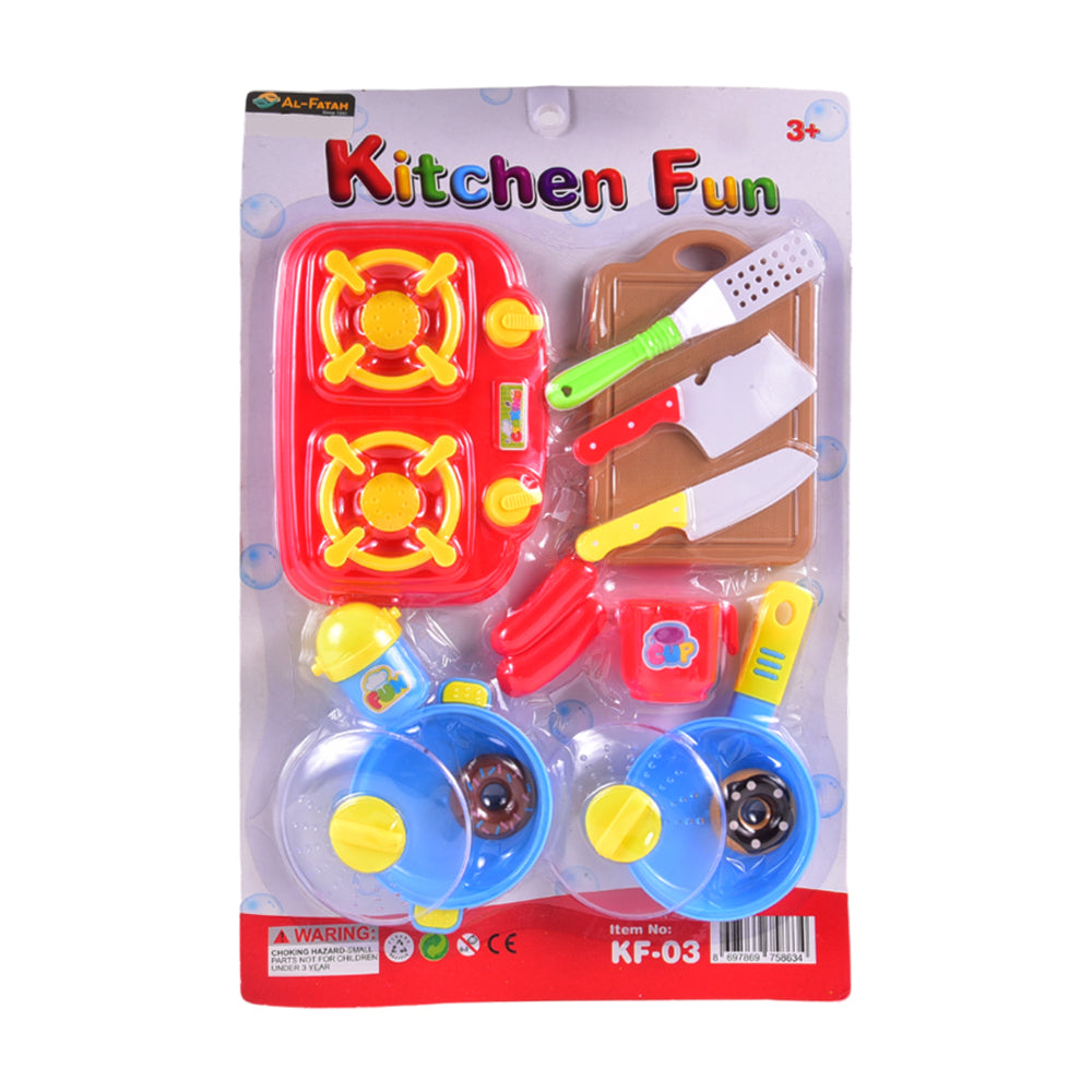 KF-03 KITCHEN SET LARGE IN CARD Default Title - MamasJan Toys