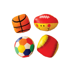 SB-04 3.5INCH SOFT BALL 4PCS H.T Default Title - MamasJan Toys