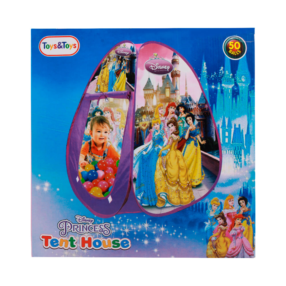 TH-06 DISNEY PRINCESS TENT WITH 50 BALLS A.I Default Title - MamasJan Toys