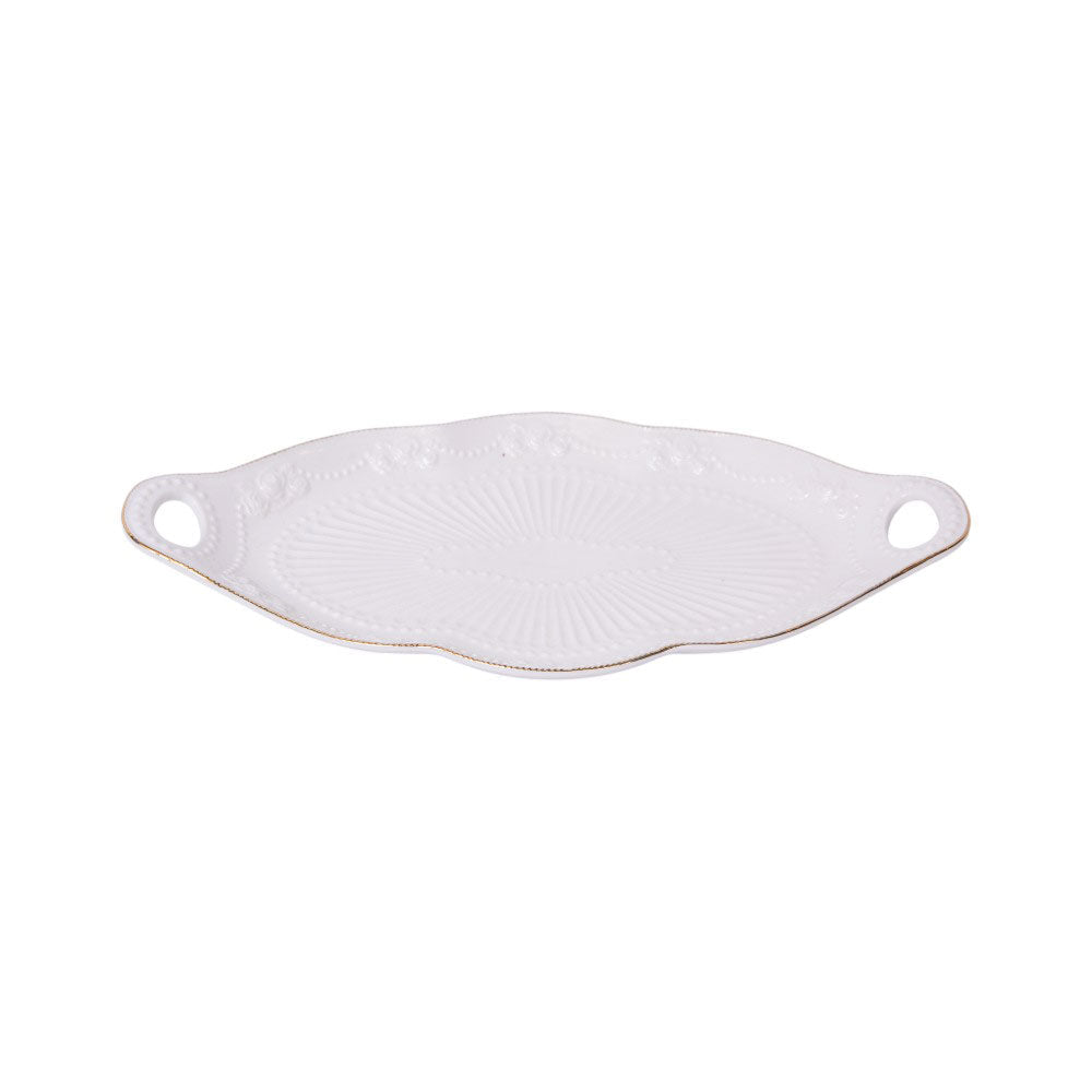 DISH SERVING ROYAL BISTRO IR 2449G-15 Default Title - MamasJan Crockery