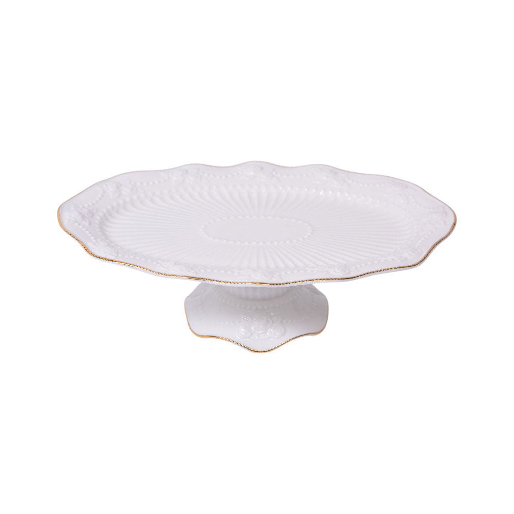 DISH WITH STAND ROYAL BISTRO IR 2464GGL-12 Default Title - MamasJan Crockery