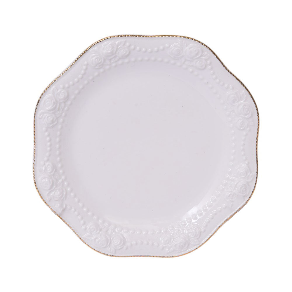 PLATE QUARTER ROYAL BISTRO IR ROSE 2461G-7 Default Title - MamasJan Crockery