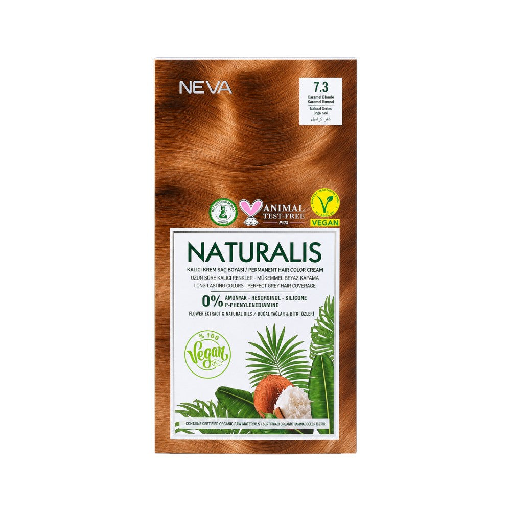 NATURALIS COLOR 7.3 CARAMEL BLONDE 60ML Default Title - MamasJan haircare