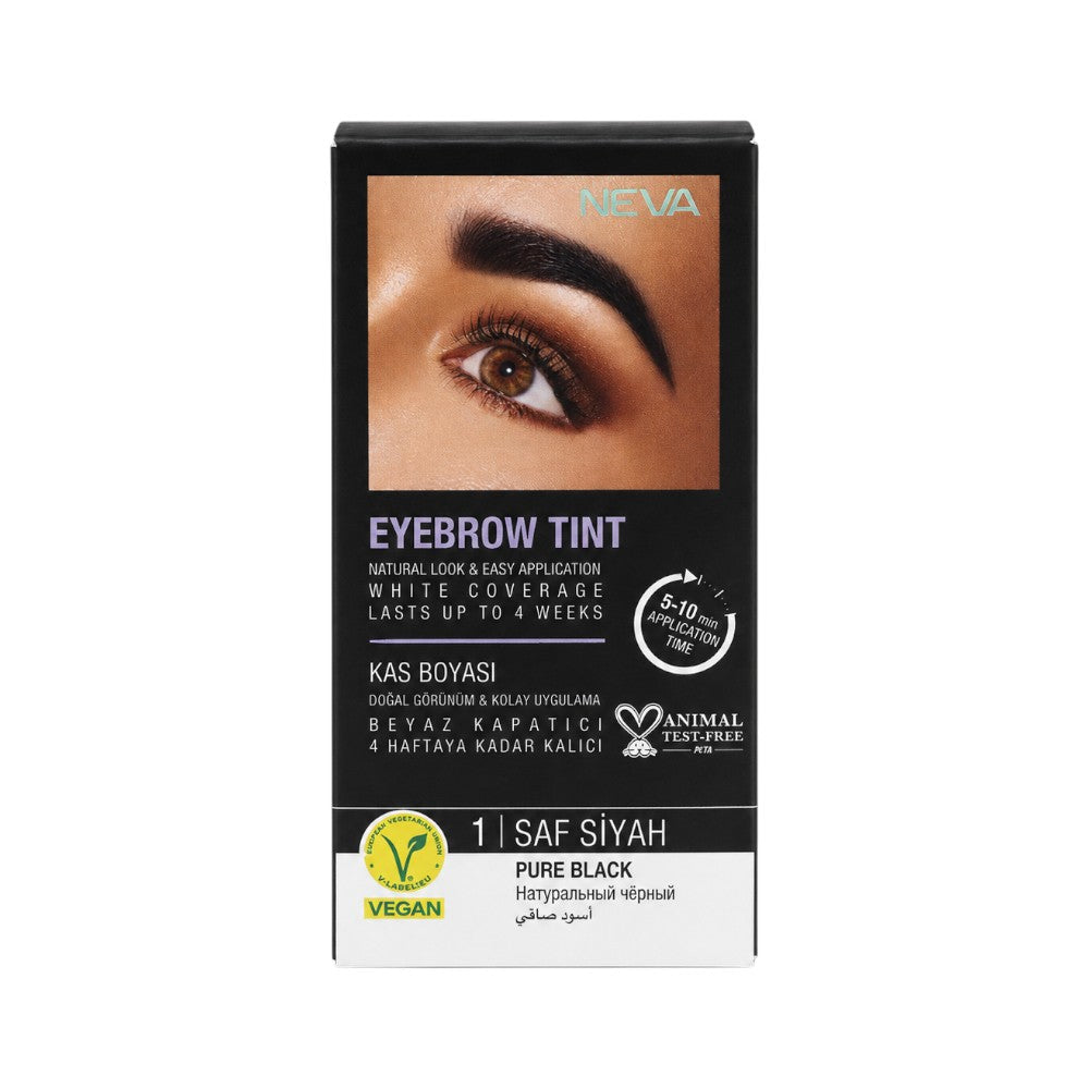 EYEBROW TINT 1 PURE BLACK Default Title - MamasJan Makeup