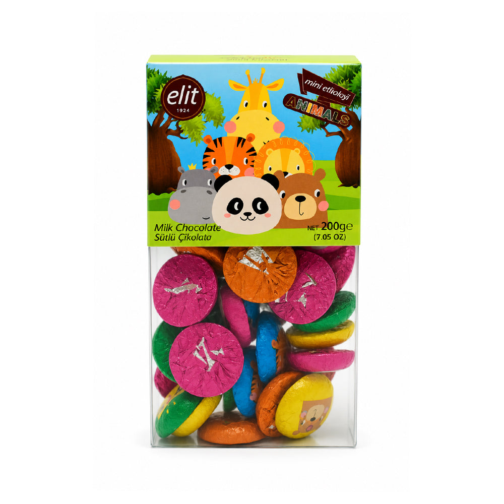 MINI ELITOLOJI MILK CHOCOLATE ANIMALS 200 GM Default Title - MamasJan Grocery Food