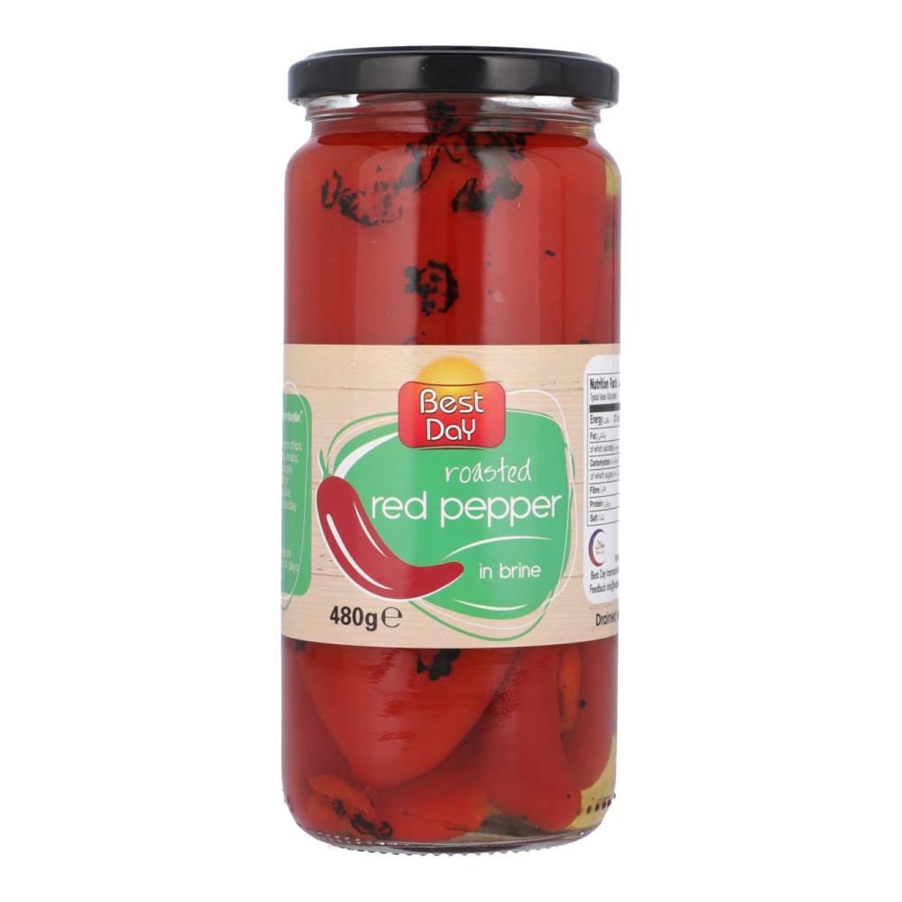 BEST DAY ROASTED PEPPER RED IN BRINE 480 GM Default Title - MamasJan Grocery