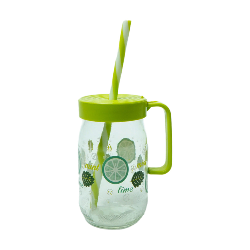 MUG WITH STRAW HEREVIN 111761-001P Default Title - MamasJan Crockery