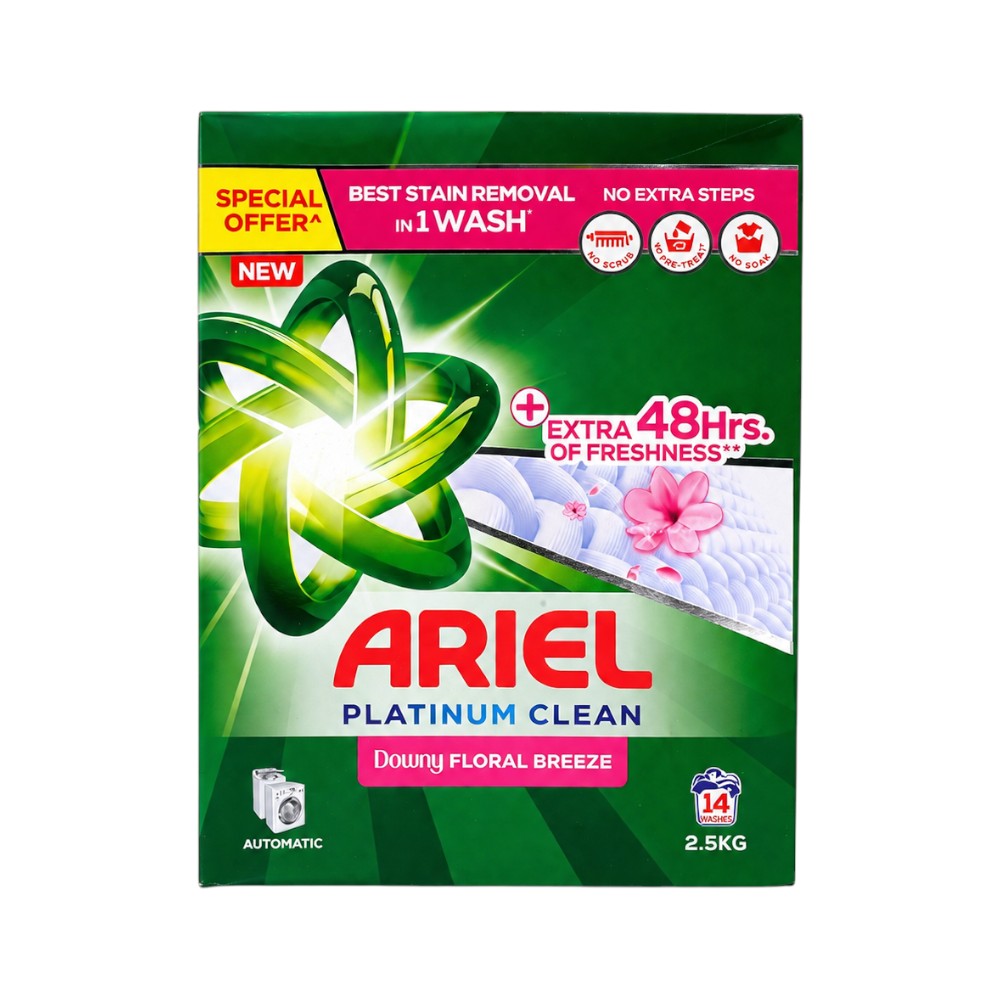 ARIEL DOWNY FLORAL BREEZE PLATINUM CLEAN 2.5 KG Default Title - MamasJan Grocery Nonfood