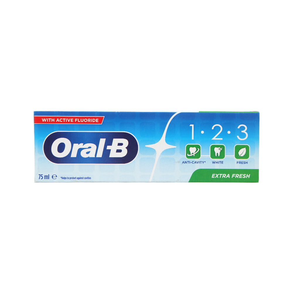 ORAL-B TOOTH PASTE EXTRA FRESH 75 ML Default Title - MamasJan Grocery Nonfood