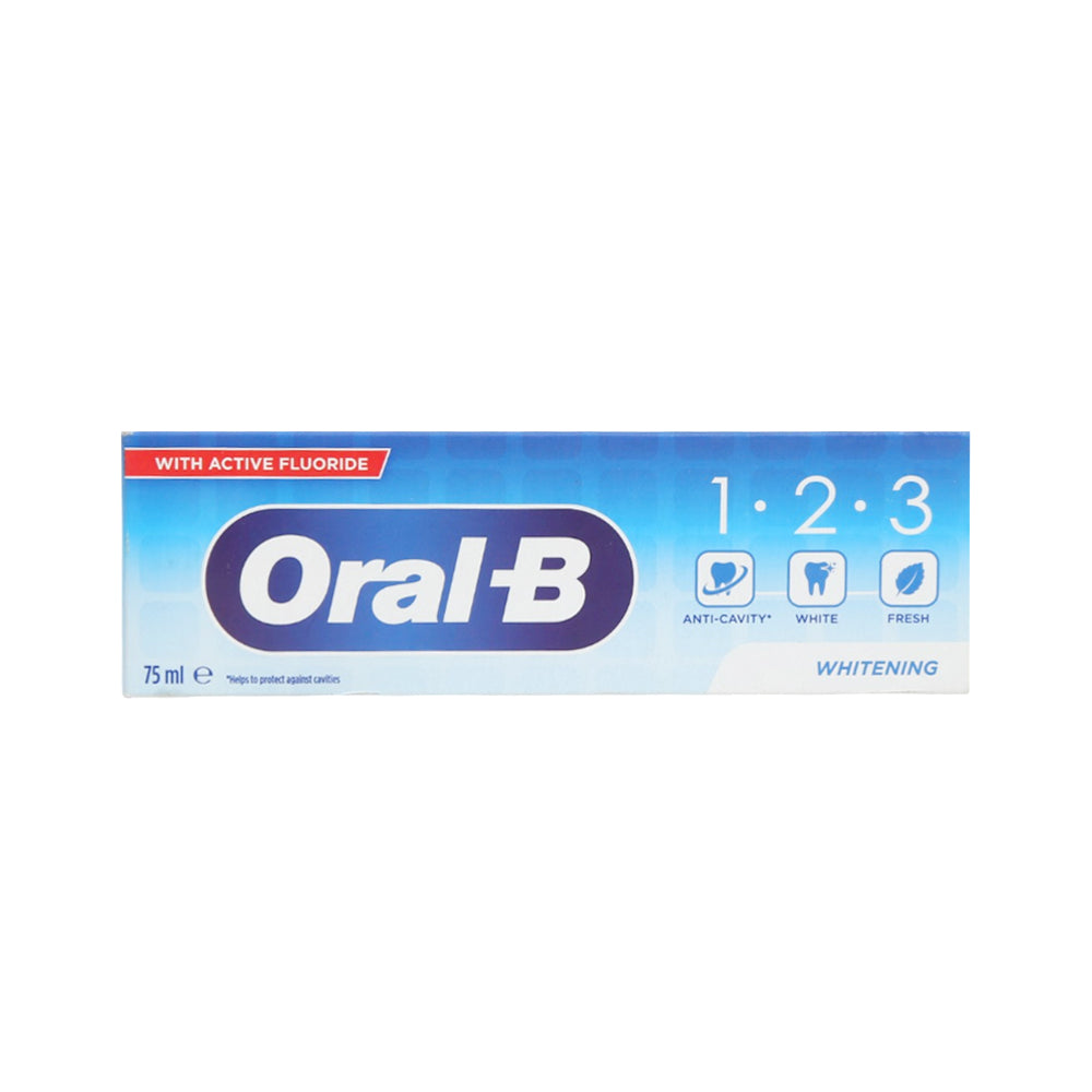 ORAL-B TOOTH PASTE WHITENING 75 ML Default Title - MamasJan Grocery Nonfood