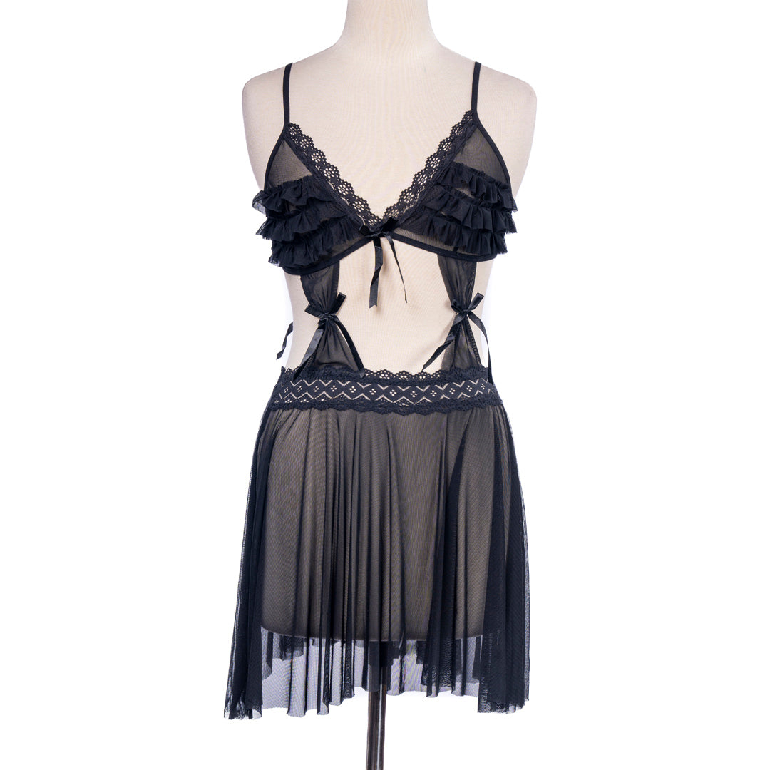 BELLEZA SHORT NIGHTY 8708 RED / FREE - MamasJan Lingerie