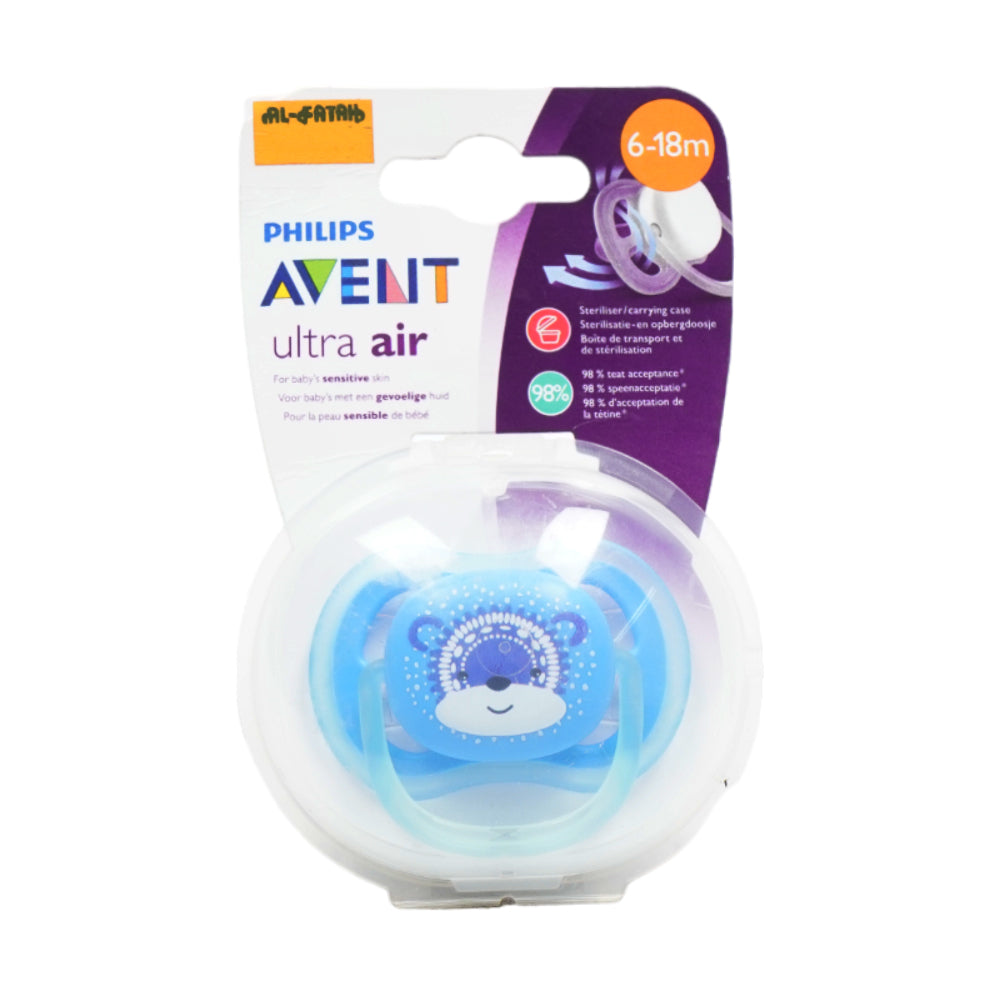 PHILIPS AVENT SOOTHER ULTRA AIR 6-18M SCF542/12 Default Title - MamasJan Grocery Nonfood