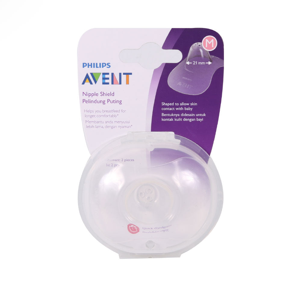 PHILIPS AVENT NIPPLE SHIELD MEDIUM SCF153/03 Default Title - MamasJan Grocery Nonfood