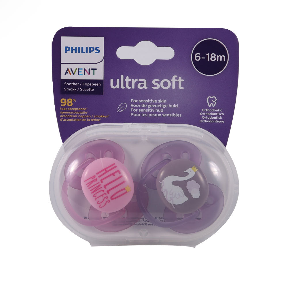 PHILIPS AVENT BABY SOOTHER ULTRA SOFT 6-18M SCF223/02 Default Title - MamasJan Grocery Nonfood