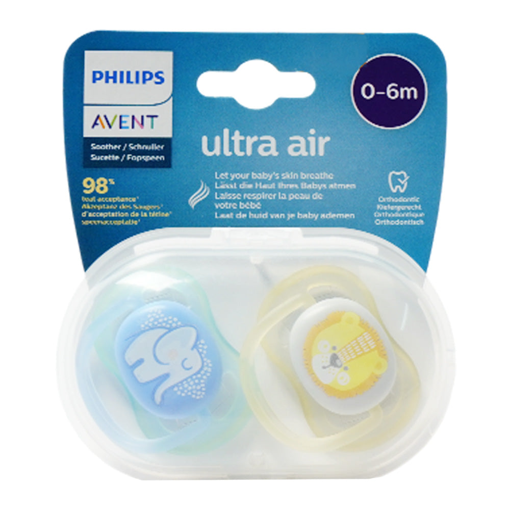 PHILIPS AVENT BABY SOOTHER ULTRA AIR 0-6M SCF085/01 Default Title - MamasJan Grocery Nonfood