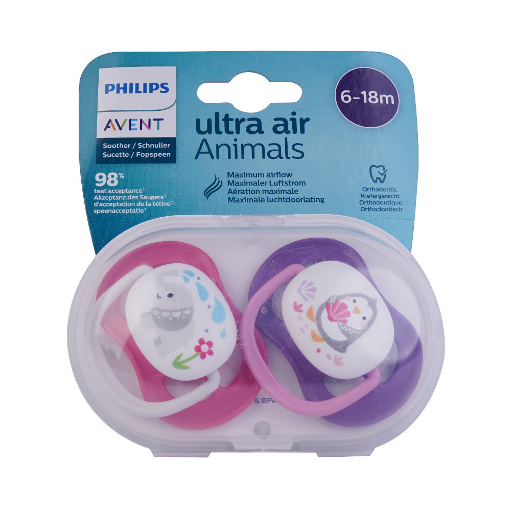 PHILIPS AVENT BABY SOOTHER ULTRA AIR 6-18M SCF080/08 Default Title - MamasJan Grocery Nonfood