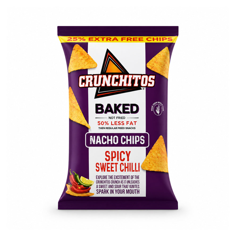 CRUNCHITOS NACHO CHIPS SPICY SWEET CHILLI 75 GM Default Title - MamasJan GroceryFoods